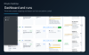 NopBridge dashboard and import run monitoring